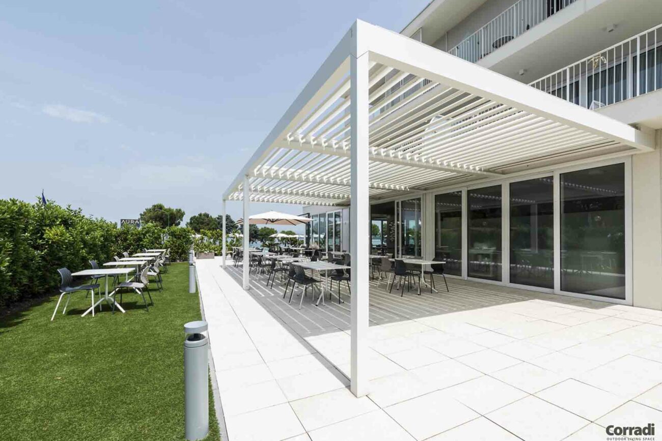 corradi pergola bioclimatica ayesolo