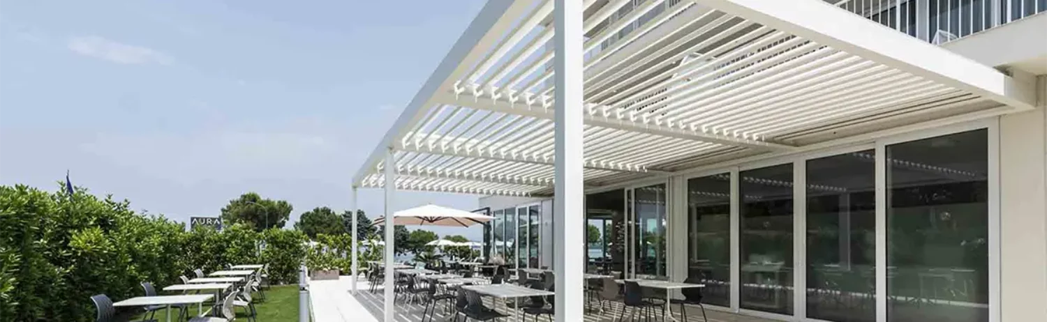 pergola bioclimatica corradi jesolo